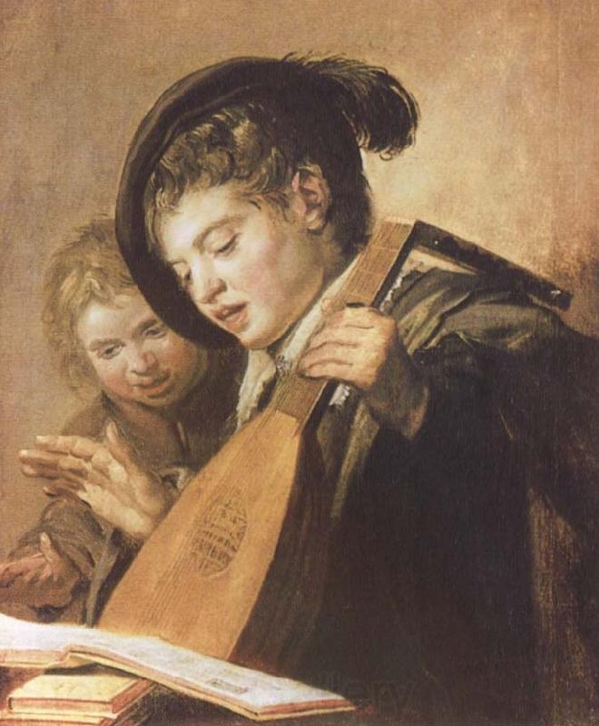 Frans Hals Two Singing Boys Spain oil painting art